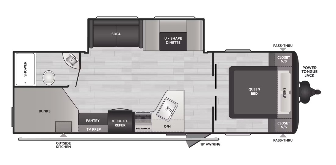 2025 KEYSTONE Hideout Sport Double 269DB - Bayou Outdoor Supercenter